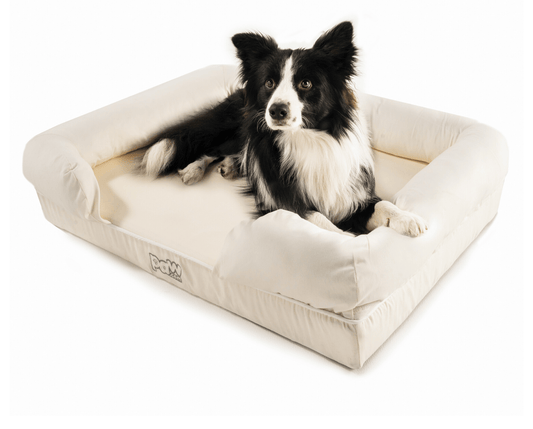 Memory Foam Dog Bed Cover - White (Bed Not Included)