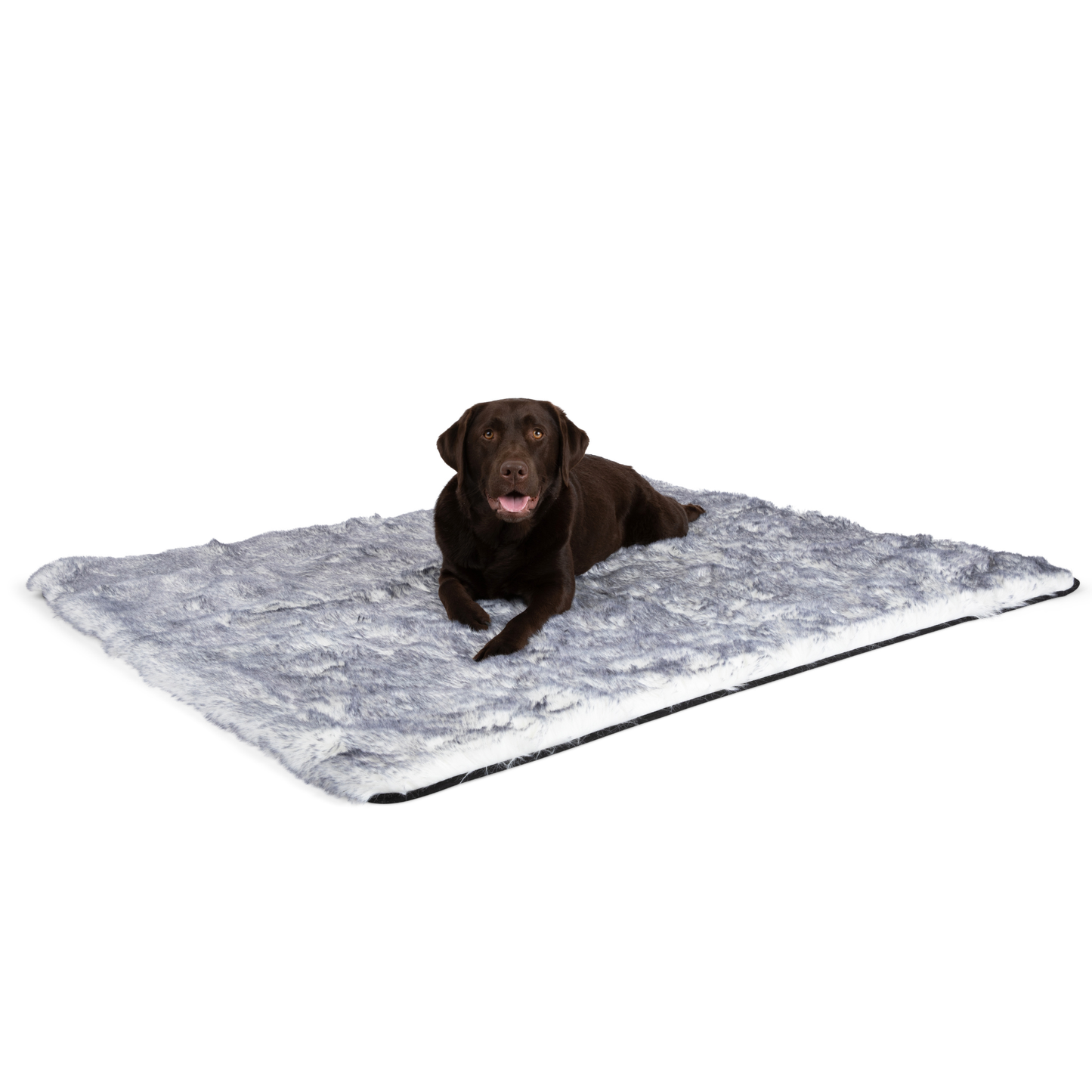 Orthopedic runner bed for dogs with waterproof blanket - Arctic Fox