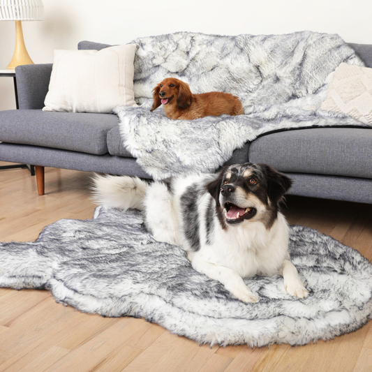 Orthopedic dog bed with waterproof blanket - Arctic Fox