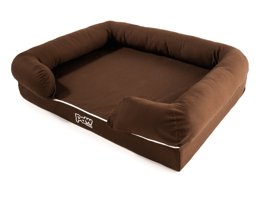 Memory Foam Dog Bed Cover - Brown (Bed Not Included)