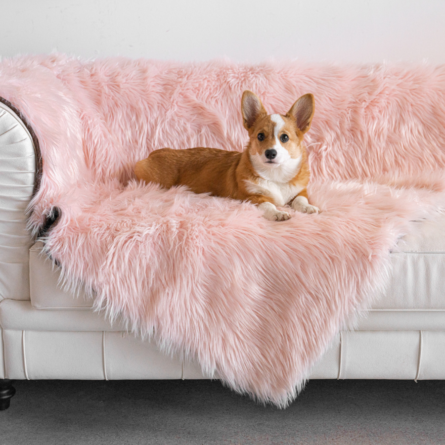 Waterproof Dog Blanket - Pale Pink