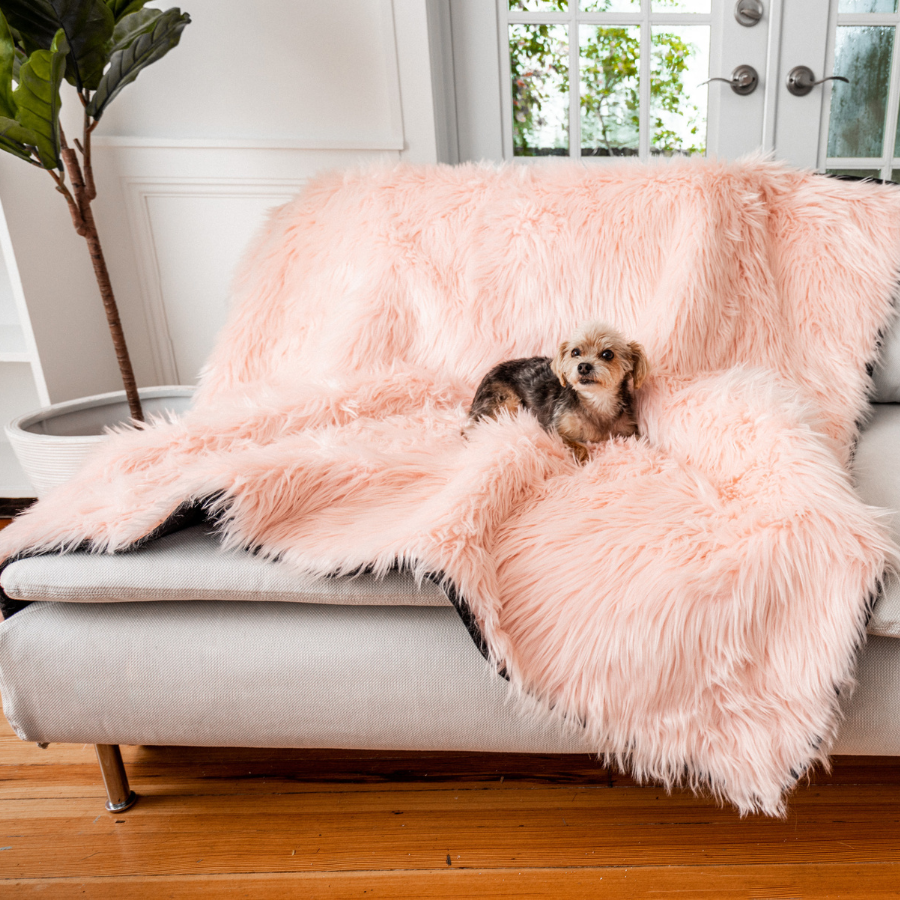 Waterproof Dog Blanket - Pale Pink