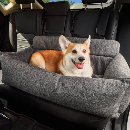 Memory foam dog bed for car
