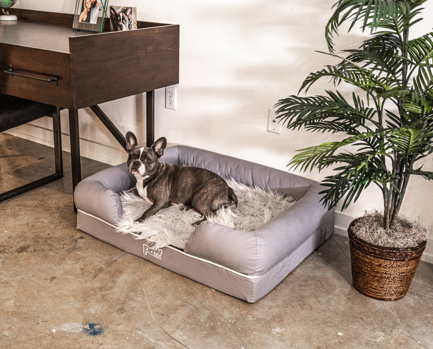 Dog Topper - Grey (Bed Not Included)
