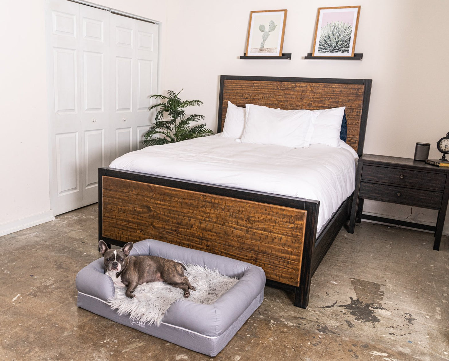 Dog Topper - Grey (Bed Not Included)