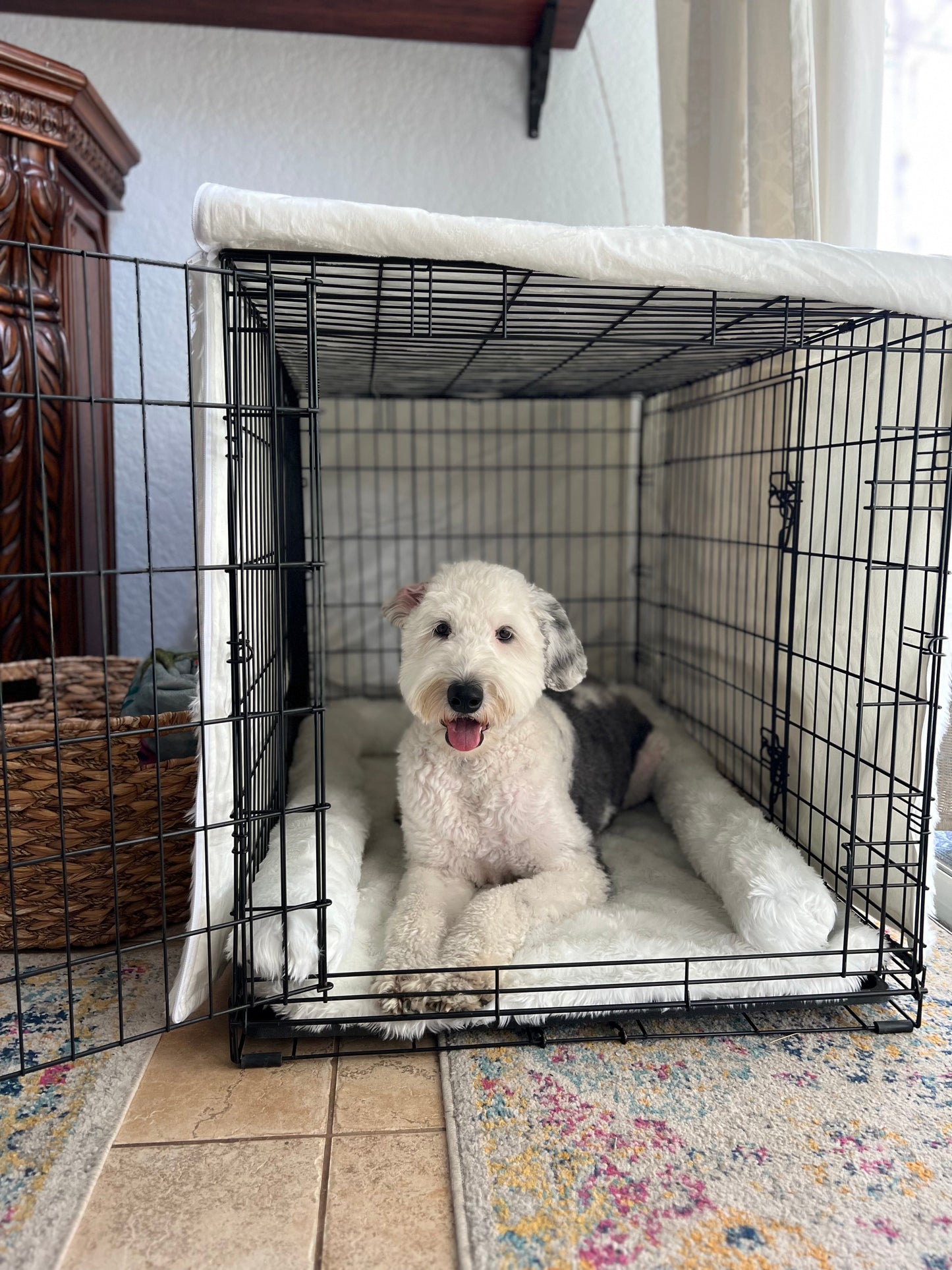 Dog Crate Upgrade Kit - Polar White