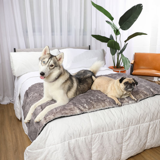 Waterproof bed runner for dogs - Chinchilla