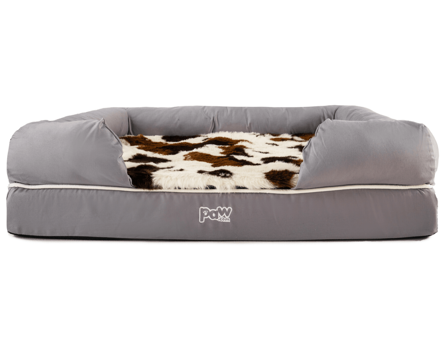 Brown Faux Fur Dog Topper (Bed Not Included)