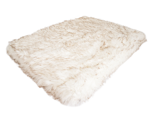 Orthopedic Dog Bed Cover Rectangle White (Bed Not Included)