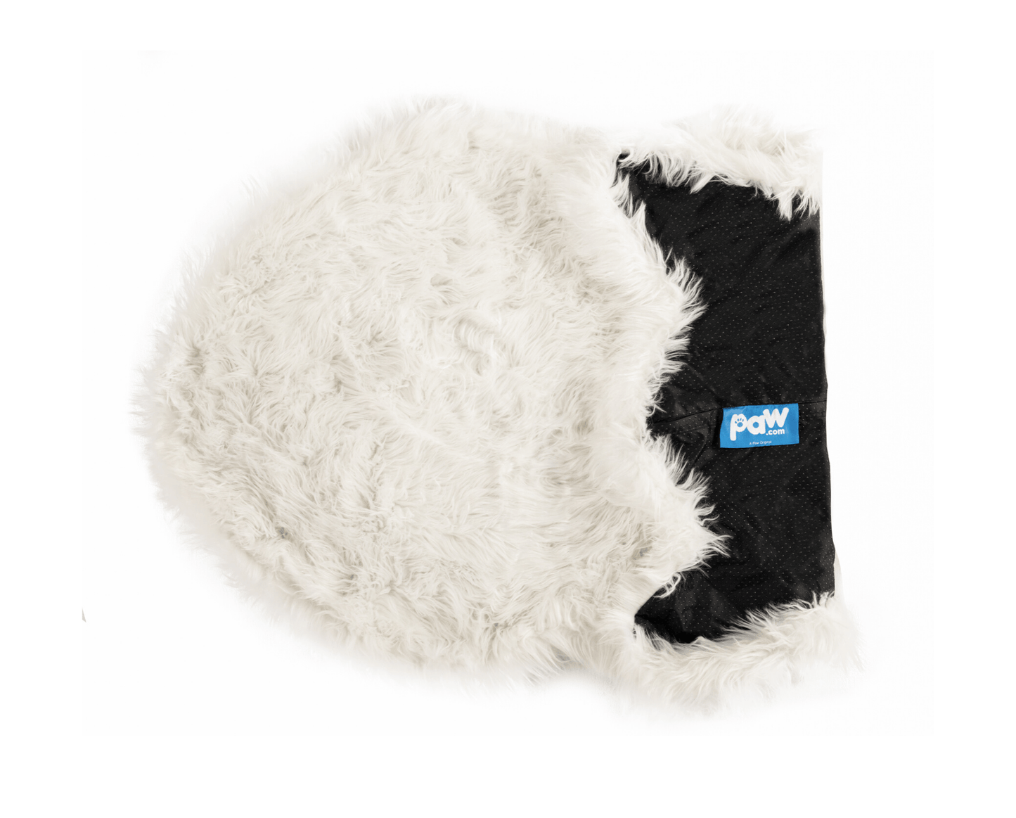 Orthopedic Dog Bed Cover Faux Fur - Curve Polar White (Bed Not Included)